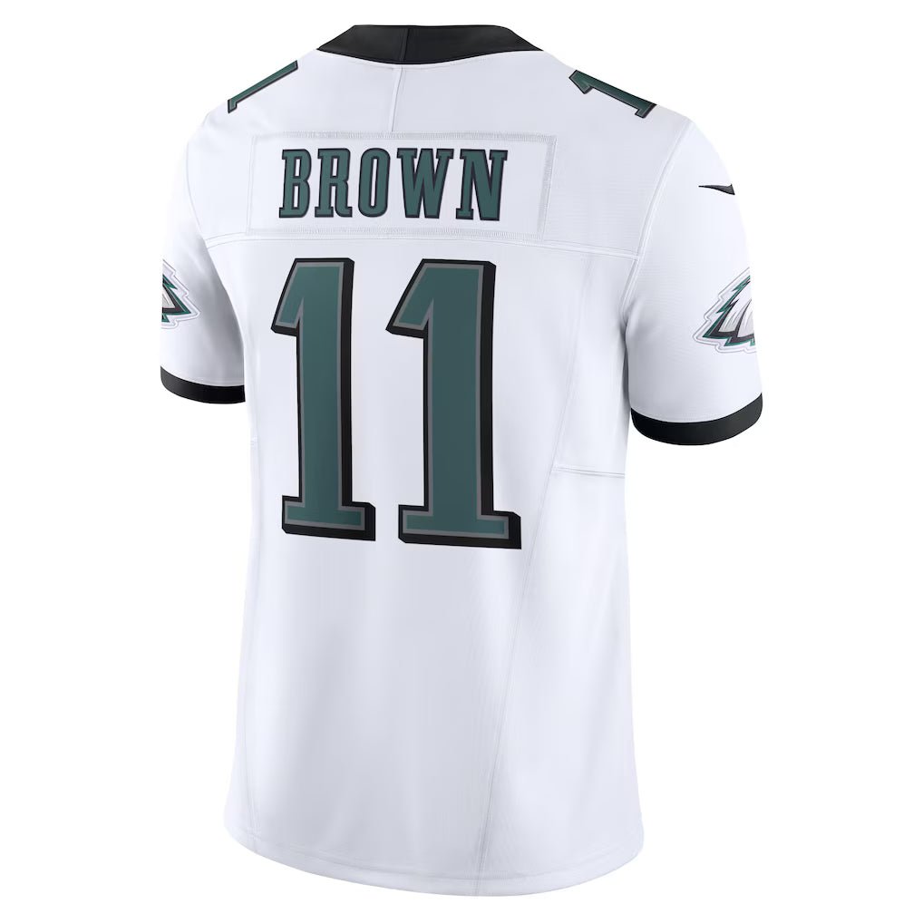 Men's A.J. Brown White Philadelphia Eagles Vapor F.U.S.E. Limited Jersey