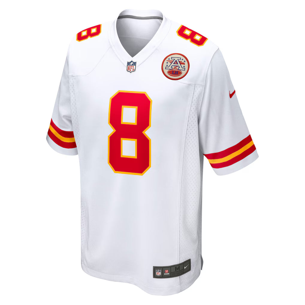 Men's DeAndre Hopkins White Kansas City Chiefs Player Game Jersey
