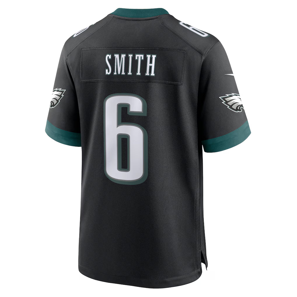 Men's DeVonta Smith Black Philadelphia Eagles Alternate Game Jersey