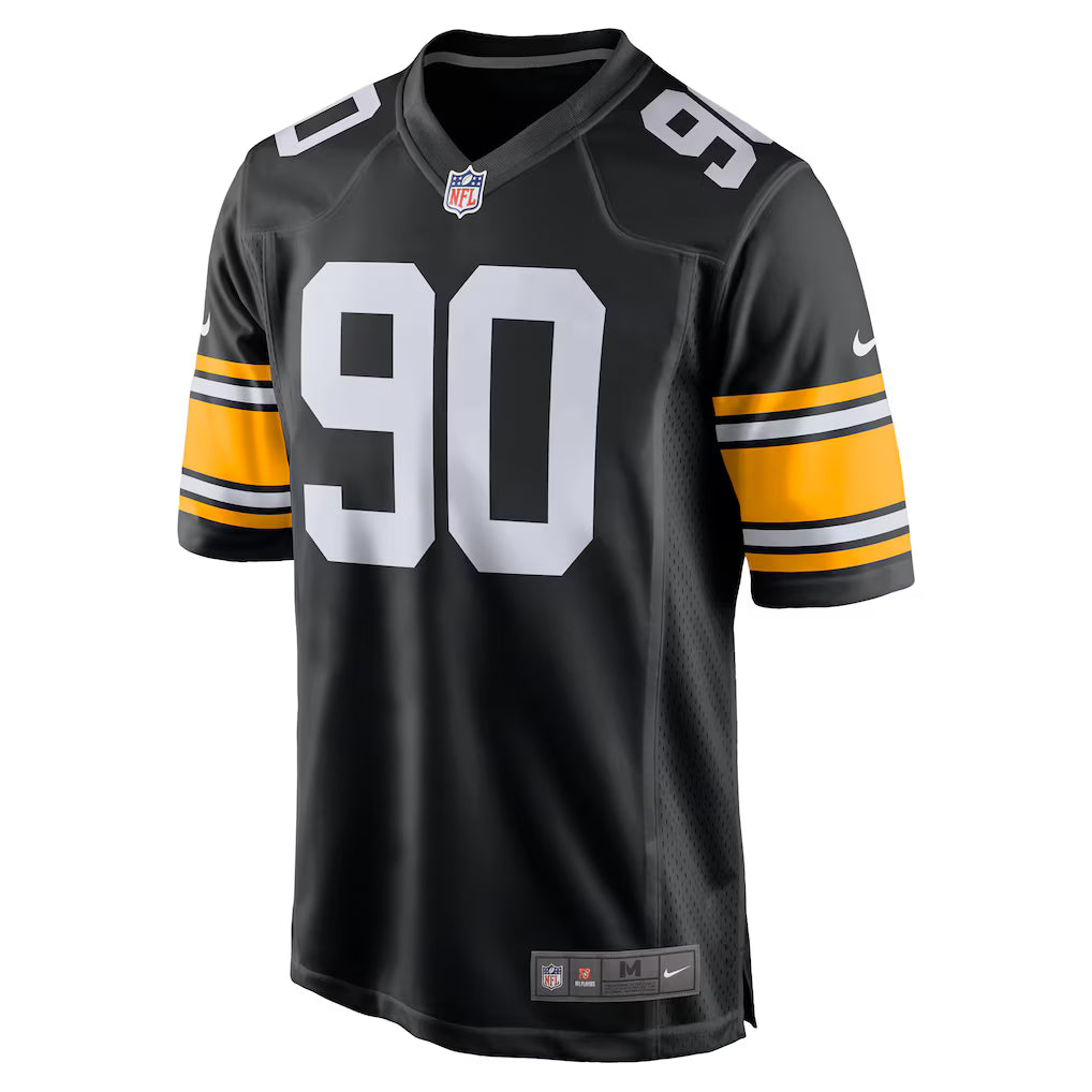 Men's Pittsburgh Steelers T.J. Watt Black Alternate Game Jersey