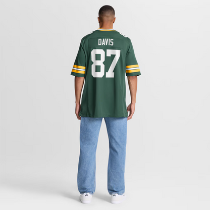 Men's Green Bay Packers Willie Davis Green Game Retired Player Jersey
