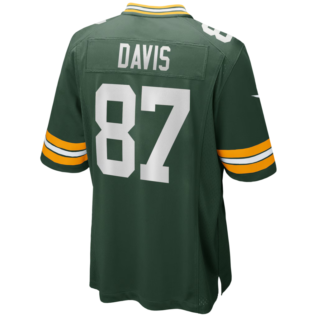 Men's Green Bay Packers Willie Davis Green Game Retired Player Jersey